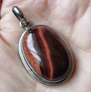 Red Tiger's Eye | Vintage Pendant